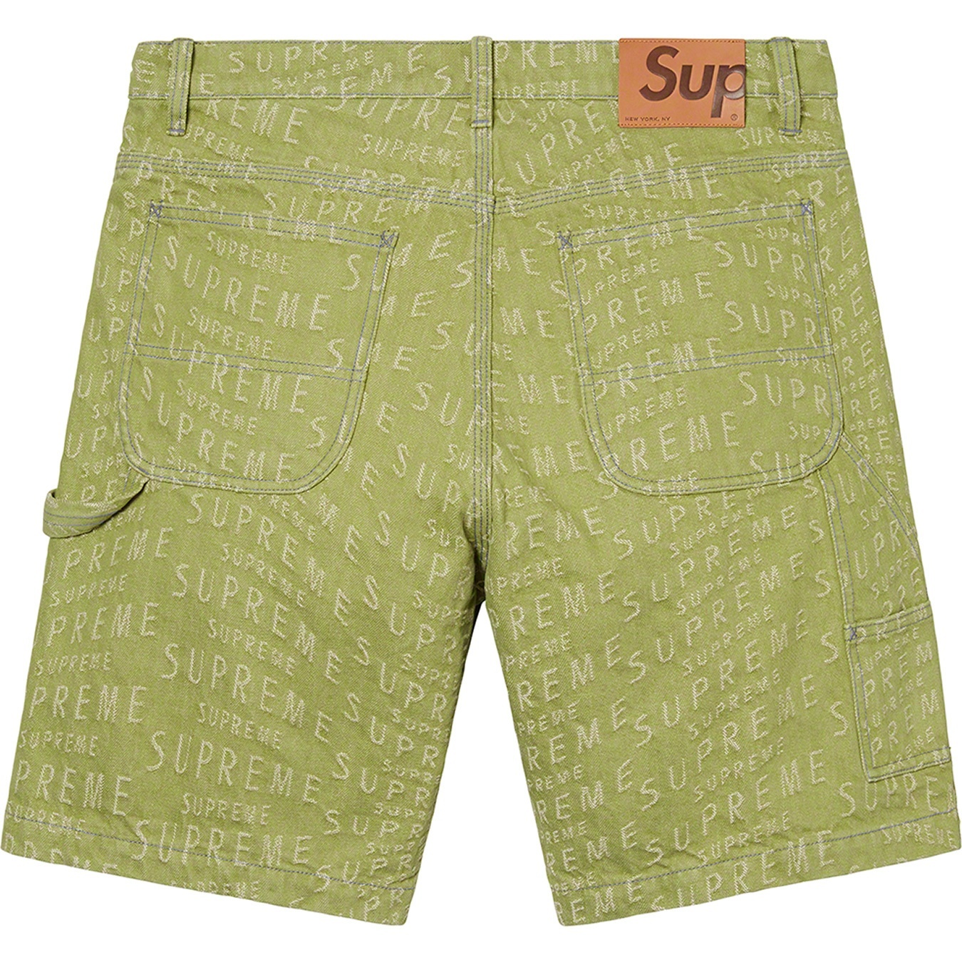 Warp Jacquard Logos Denim Painter Short view 2